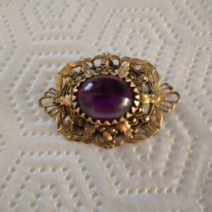 Vintage FREIRICH Signed Victorian Revival Style Brooch